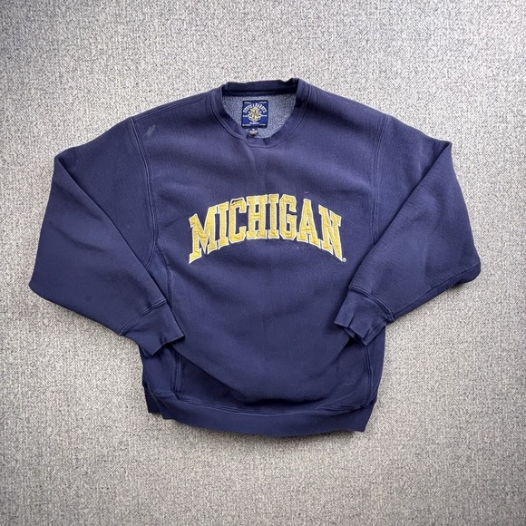Steve & Barry's Other - Vintage Michigan Wolverines Sweatshirt Men M Crewneck Sweater Sewn Y2K 00s
